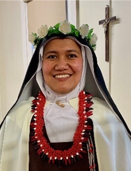 Sr Anne Mary of the Assumption on the day of her Solemn Profession of Religious Vows.