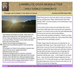 Auckland Newsletter Screenshot Apr22