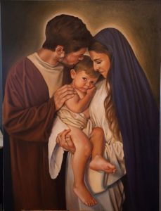 Holy Family painting
